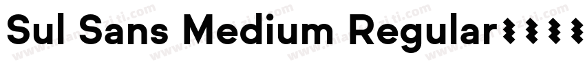 Sul Sans Medium Regular字体转换